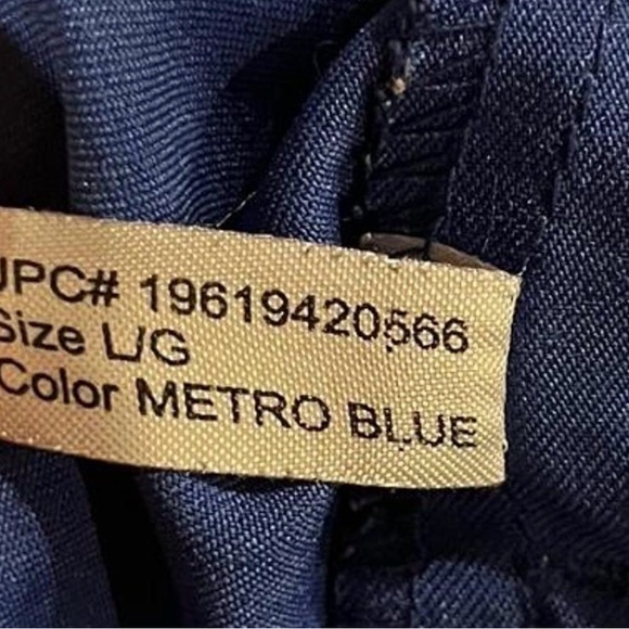 Cuddl Dud Women’s L Climate Right Bright Blue Two-Piece Set Medical Scrubs - Picture 5 of 6